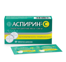 Aspirin-C (ascorbic acid, acetylsalicylic acid)