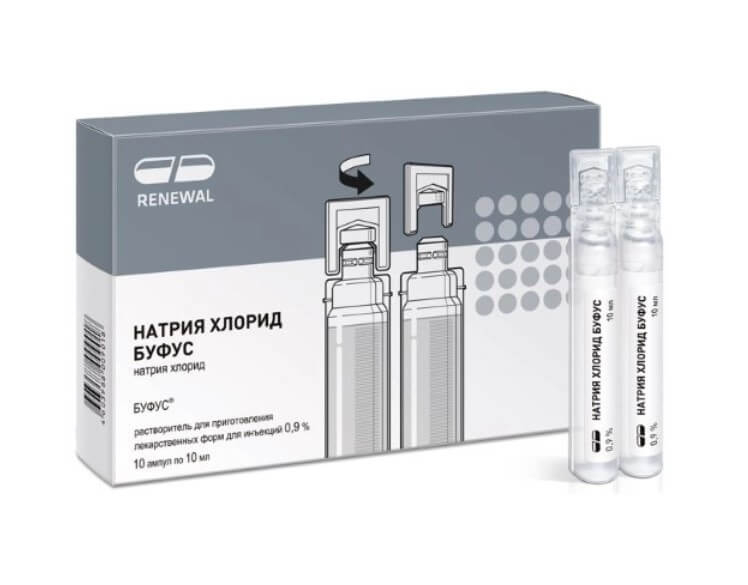 Sodium chloride 0,9% ampoules